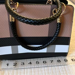 Plaid crossbody bag